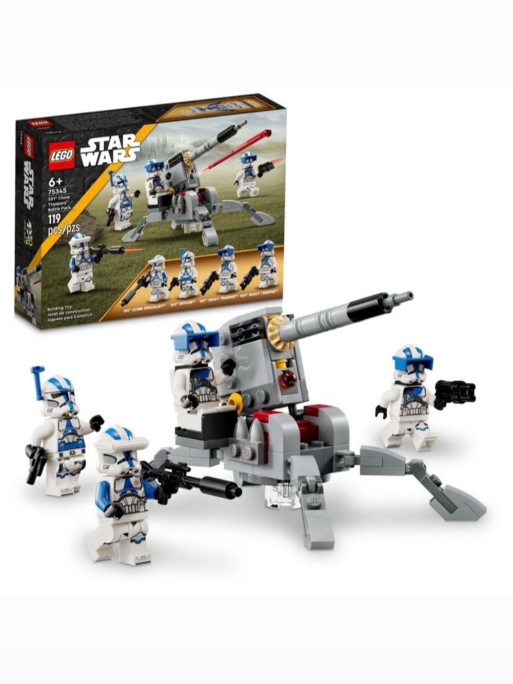 NIB. LEGO Star Wars 501 Clone Troopers Battle Pack